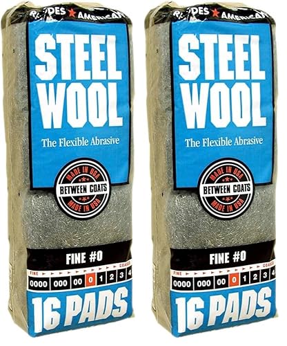 32 Fine Grade #0 Steel Wool Pads