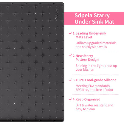 Under Sink Silicone Waterproof Cabinet Mat