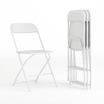 4 Pack Flash Furniture Folding Chairs - 650LB Capacity
