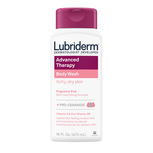 Lubriderm Unscented Body Wash for Dry Skin