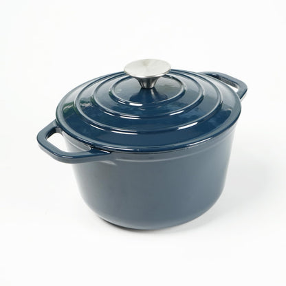 HAWOK 3 Quart Enameled Cast Iron Dutch Oven