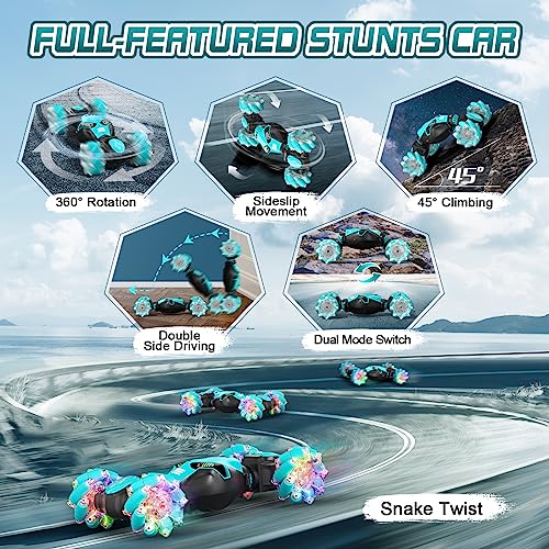 Gesture Sensing RC Stunt Car with Lights & Music