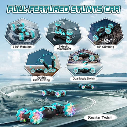 Gesture Sensing RC Stunt Car with Lights & Music