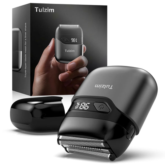 Mini Electric Foil Shaver with LED Display