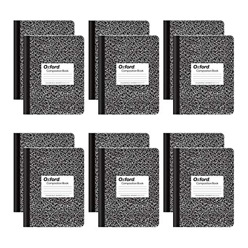 12 Pack Oxford College Ruled Composition Notebooks