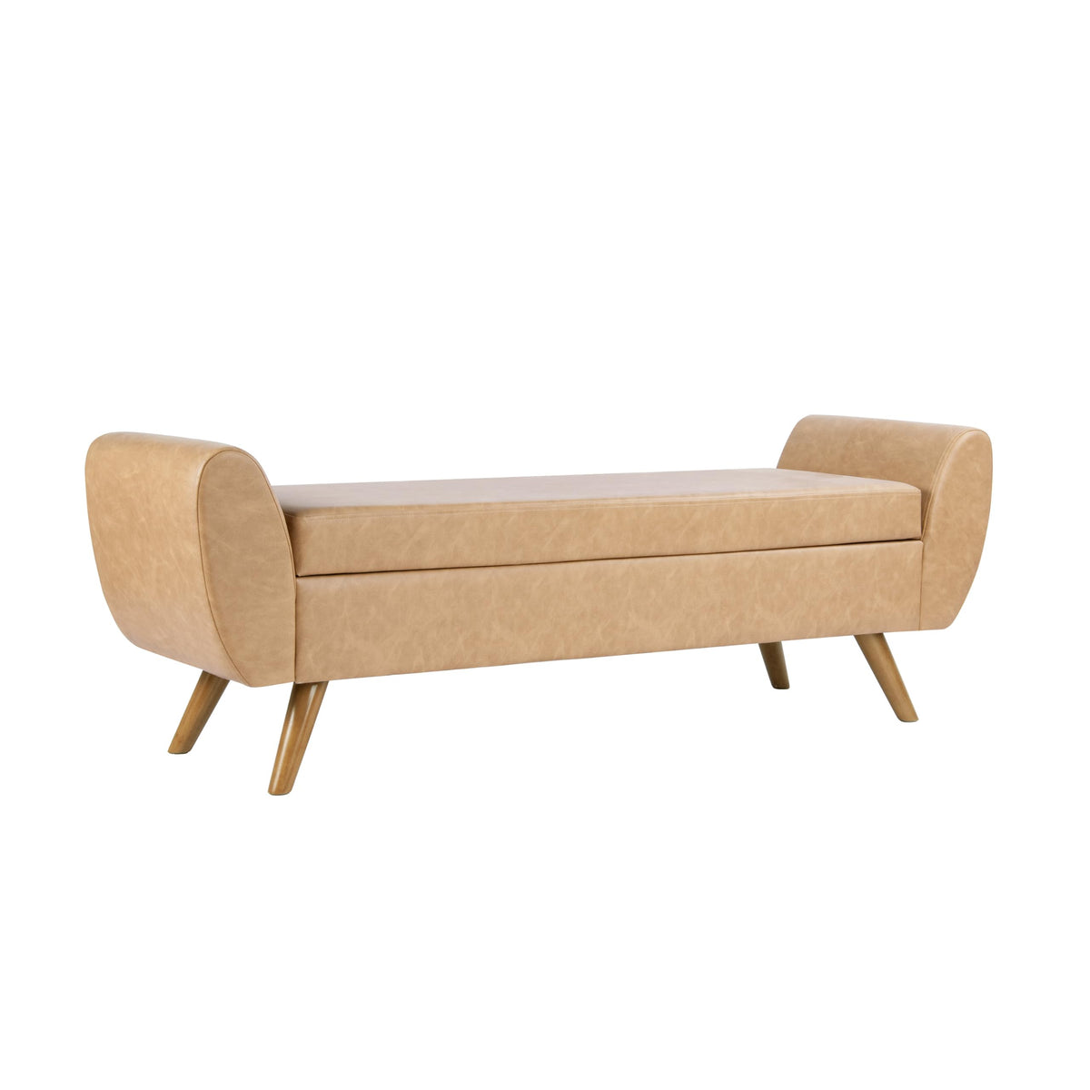 HomePop 60-Inch Modern Storage Bench