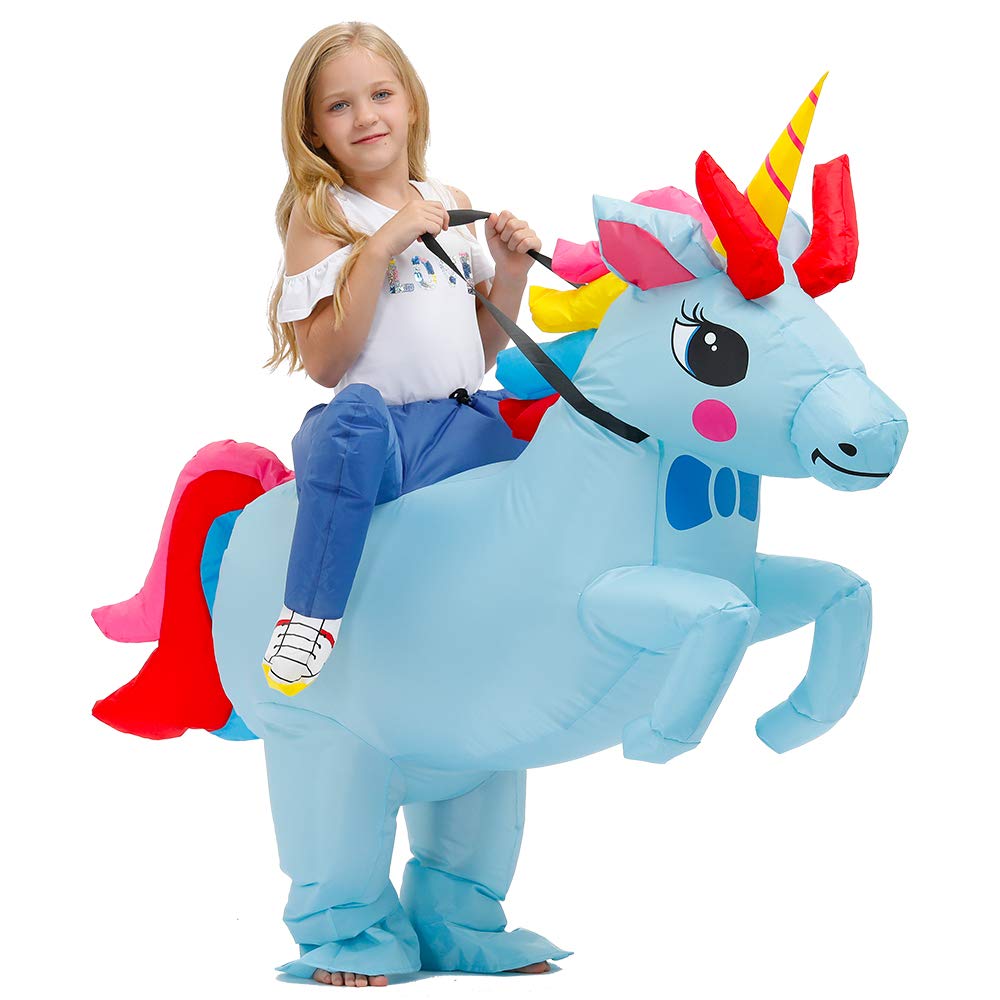 KOOY Kids Inflatable Unicorn Costume for Halloween