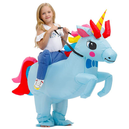 KOOY Kids Inflatable Unicorn Costume for Halloween
