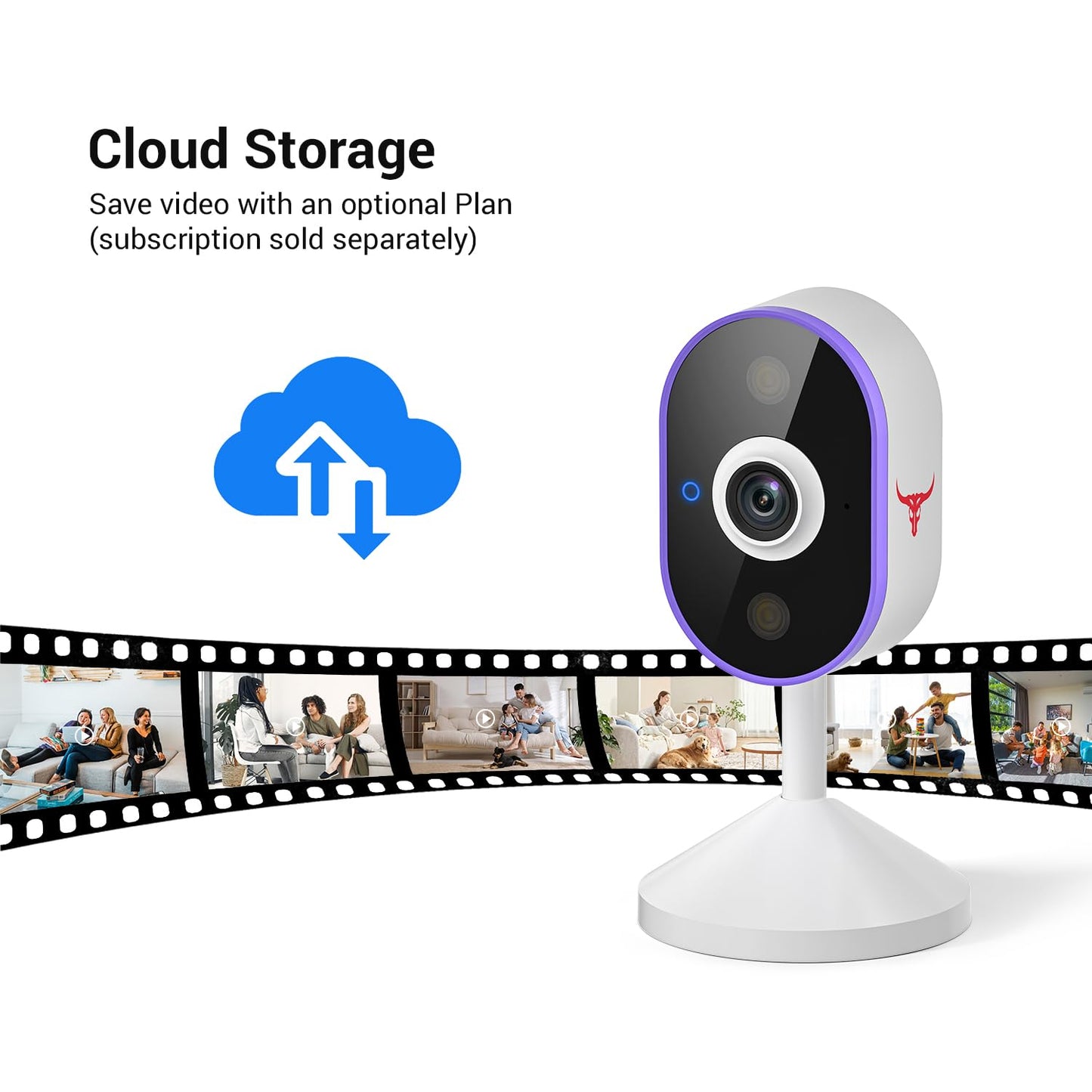 Wireless Outdoor Security Camera with Night Vision