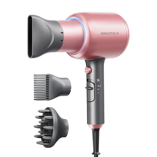 Ionic Hair Dryer with Diffuser for Curly Hair