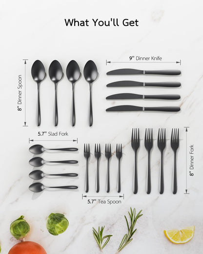 32-Piece Knife Set with Block and Sharpener