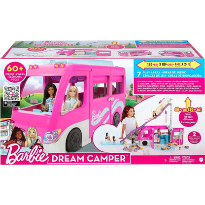 Barbie DreamCamper Playset with 60 Accessories