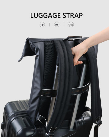 Movker Rolltop Commuter Backpack with Laptop Compartment