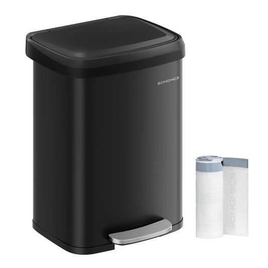 13 Gallon SONGMICS Stainless Steel Trash Can