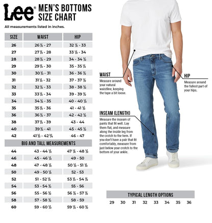 Lee Men's Extreme Motion Straight Taper Jeans