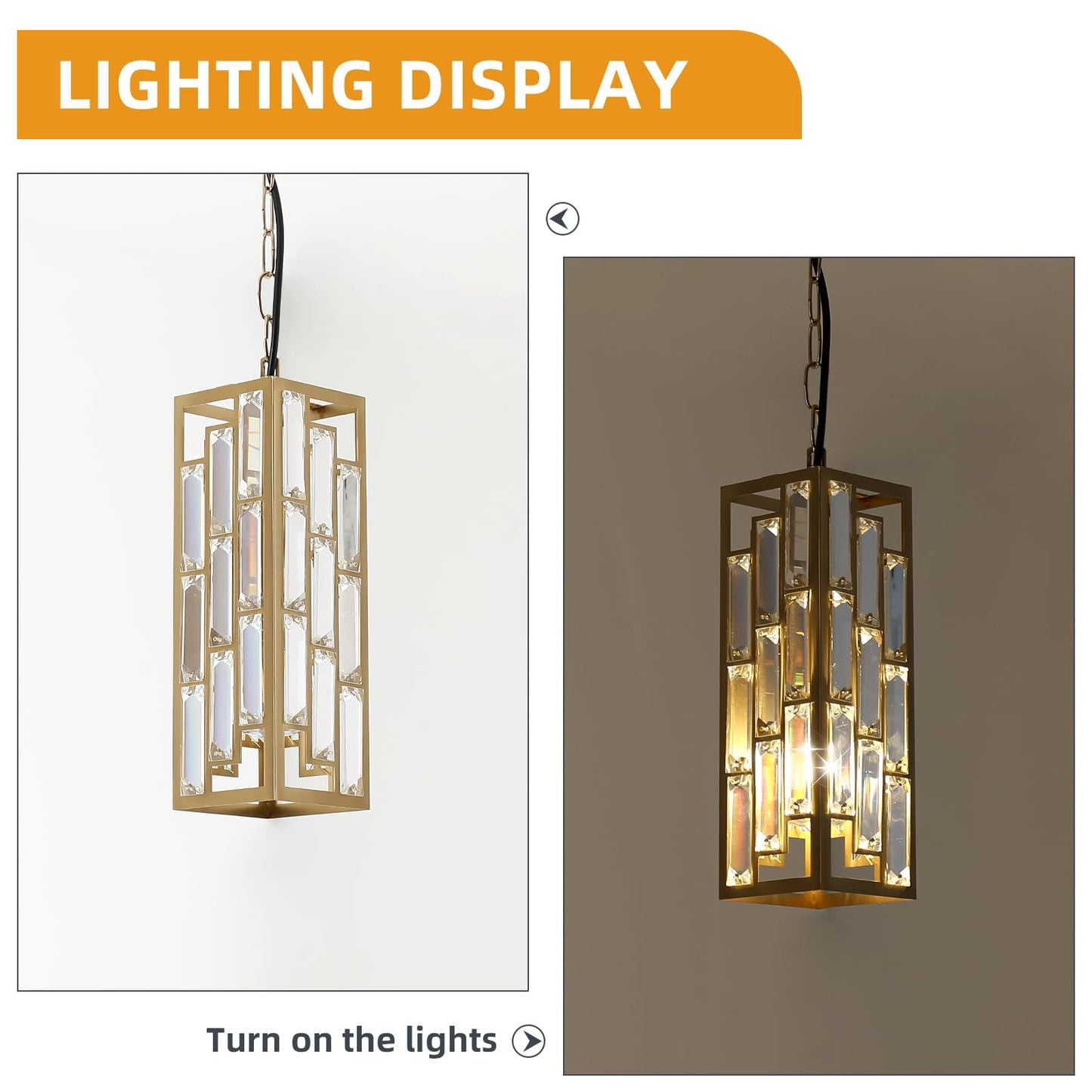 Modern Mini Gold Pendant Light for Kitchen