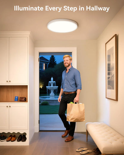 12 Inch LED Flush Mount Ceiling Light Fixture