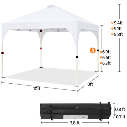 10x10 Pop Up Canopy Tent by Yaheetech