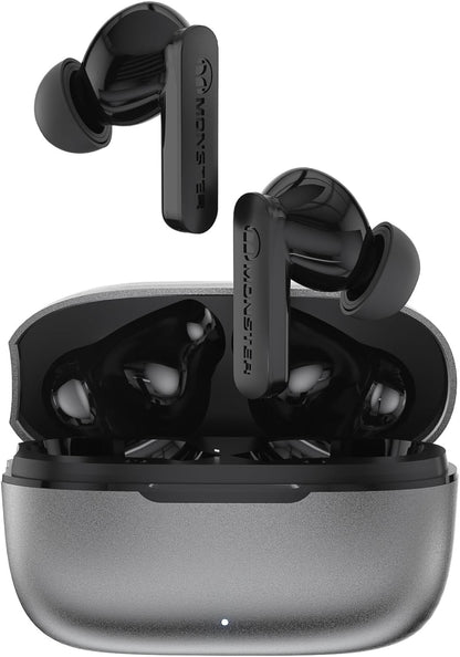 Monster Bluetooth 5.3 Wireless Earbuds with Noise Reduction