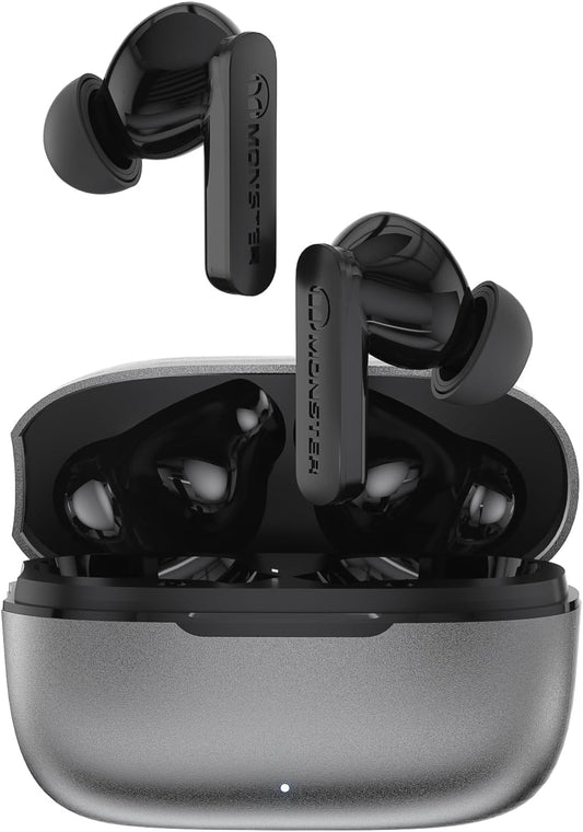 Monster Bluetooth 5.3 Wireless Earbuds with Noise Reduction