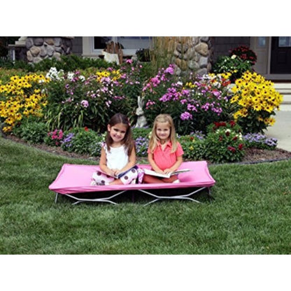 Regalo Portable Toddler Bed in Pink