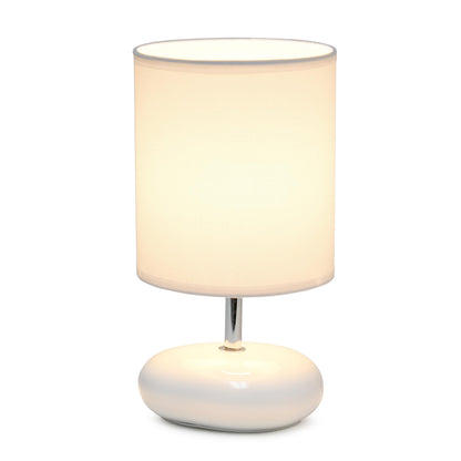 Petite Circle Stone Table Lamp for Kids Room