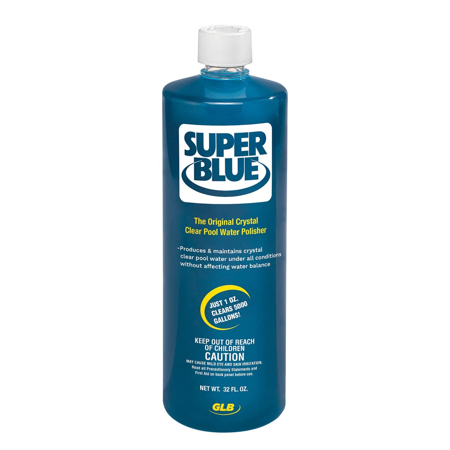 GLB Robarb 20154A-02 Super Blue Swimming Pool Clarifier, 1-Quart, 6-Pack