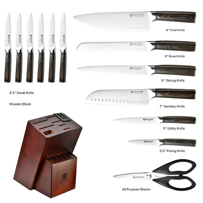 15-Piece Ultra Sharp Kitchen Knife Set
