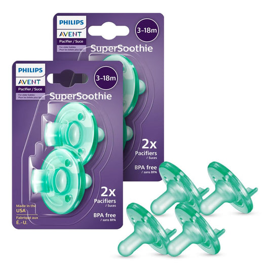 4 Pack AVENT Orthodontic Baby Pacifiers