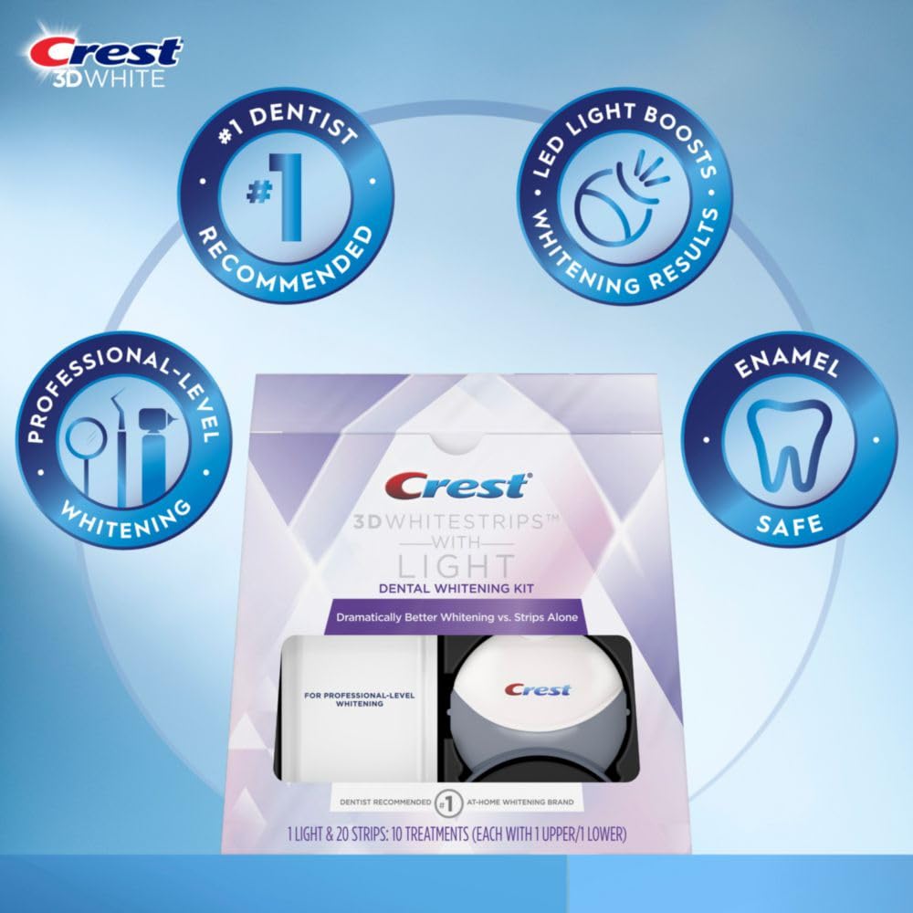 Crest 3D Whitestrips Teeth Whitening Kit - 20 Strips