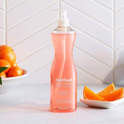 Method Clementine Gel Dish Soap, 18 Fl Oz
