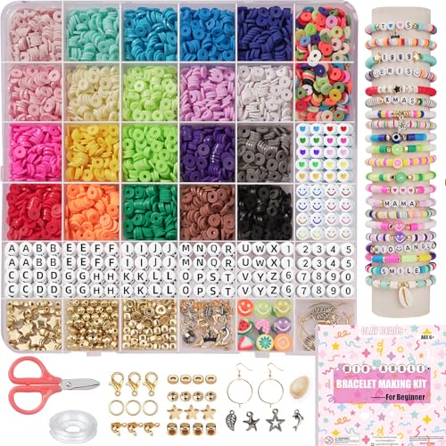5000Pcs Bracelet Making Kit with Charms for Kids