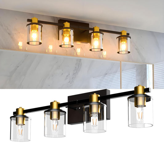 Modern 4-Light Bathroom Vanity Light by Lightdot