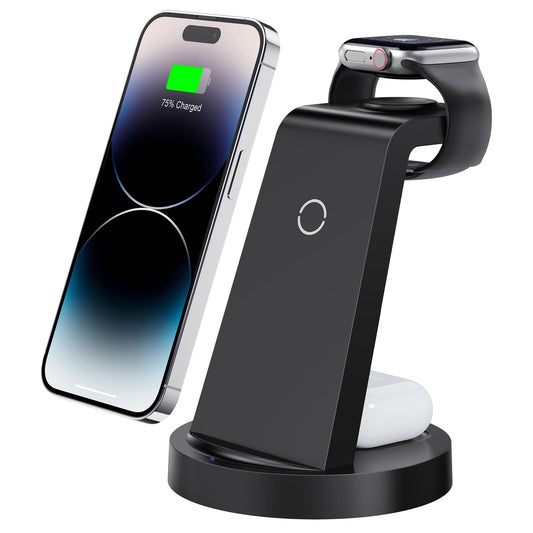 3-in-1 Wireless Charging Station for iPhone & AirPods