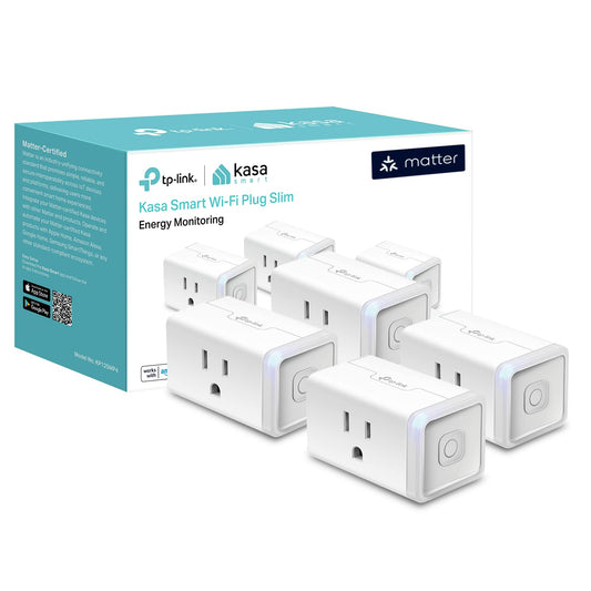 Kasa Smart Energy Monitoring Plug 15A 4-Pack