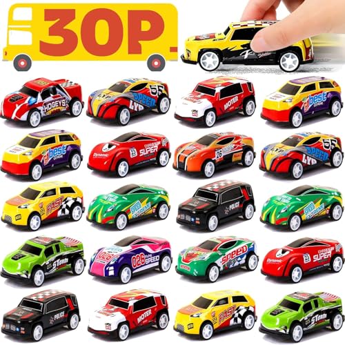 30 Pack Mini Pull Back Cars Party Favors