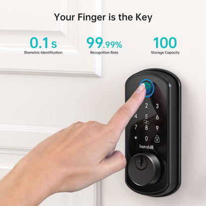 Smart WiFi Fingerprint Deadbolt Lock by hornbill
