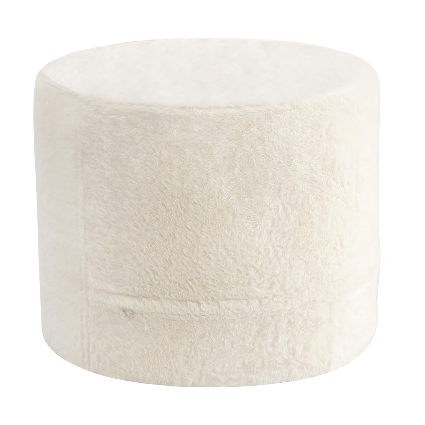 Plush Stuffed Pouf Ottoman for Living Room
