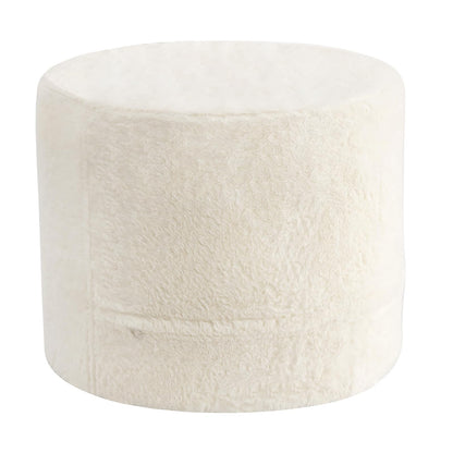 Plush Stuffed Pouf Ottoman for Living Room
