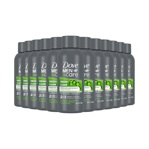 12 Pack Dove Men+Care 2-in-1 Shampoo Conditioner