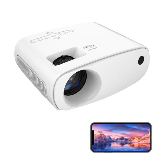 Mini Projector 1080P with Wifi by Ubxxziy