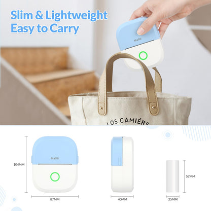 Mini Wireless Bluetooth Sticker Printer for Photos