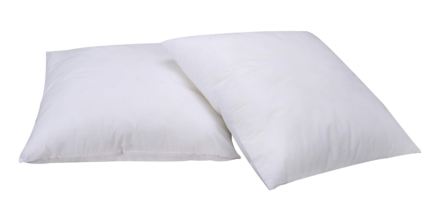 Ramanta Home Throw Pillow Insert (16x16 Inches, Set of 4) - Premium White Sham Stuffer Pillow Inserts for Couch and Bed