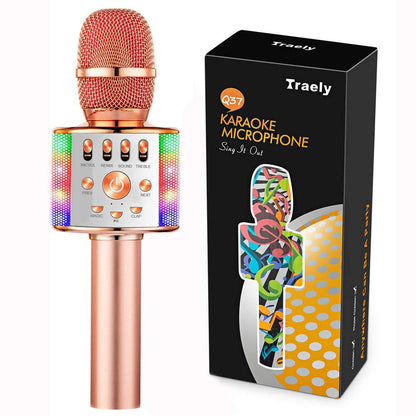 TRAELY Kids Karaoke Microphone age 5-10, Toys for 5 6 7 8 9 10 Year Old Girls, Little Girls Birthday Gifts