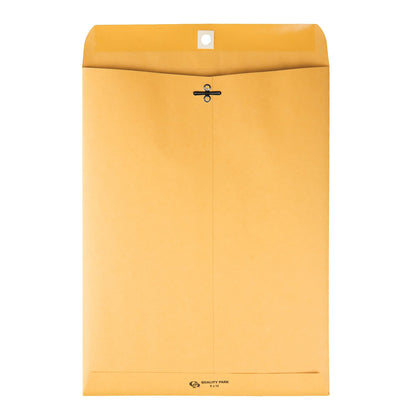 Quality Park 9x12 Gummed Clasp Envelopes, 100 Pack