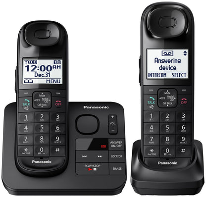 Panasonic 2-Handset DECT Cordless Phone Set