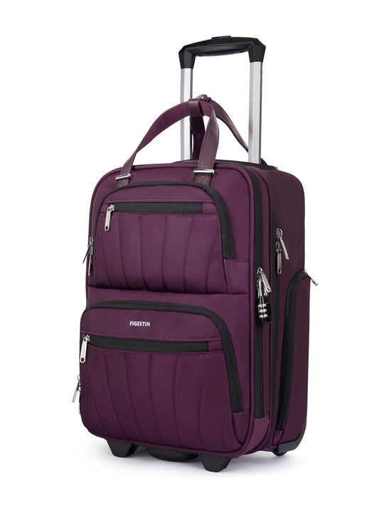 16-Inch Underseat Rolling Luggage for Travel