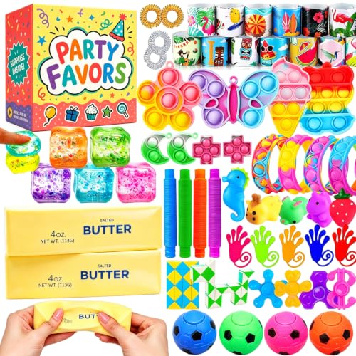 62 Pack Squishy Fidget Sensory Toys Assortment