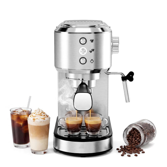 20 Bar Espresso Coffee Machine with Milk Frother