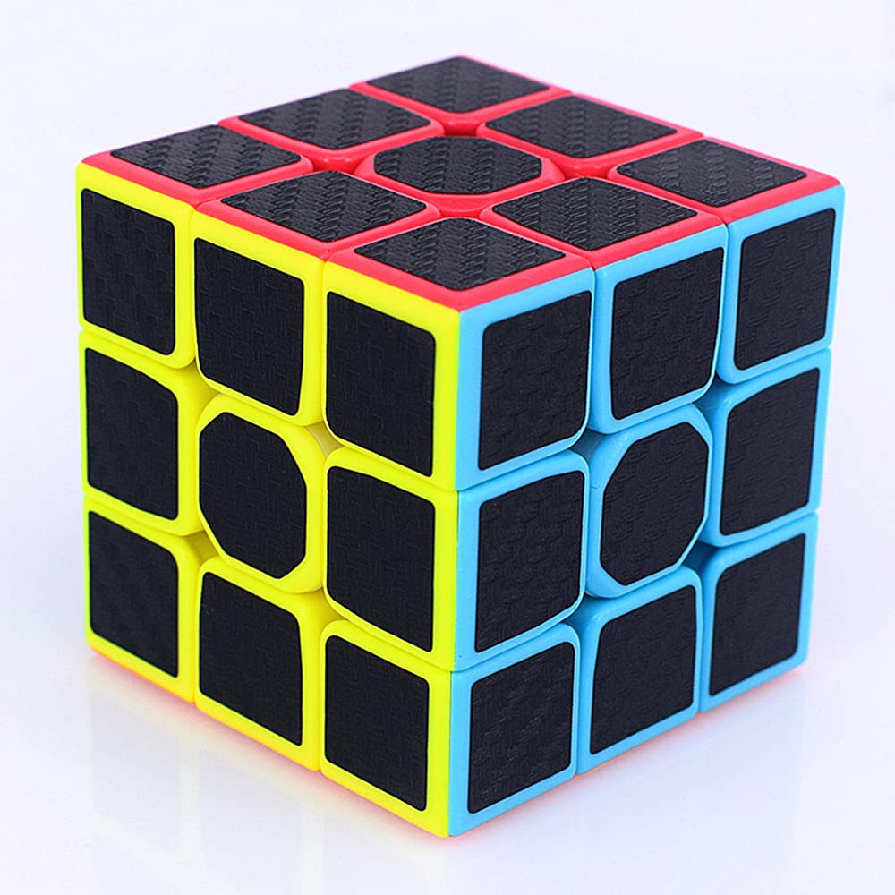 LiangCuber QY Toys Warrior W 3x3 Speed Cube Carbon Fiber 3x3 Puzzle Cube Warrior W Updated Version Magic Cubes